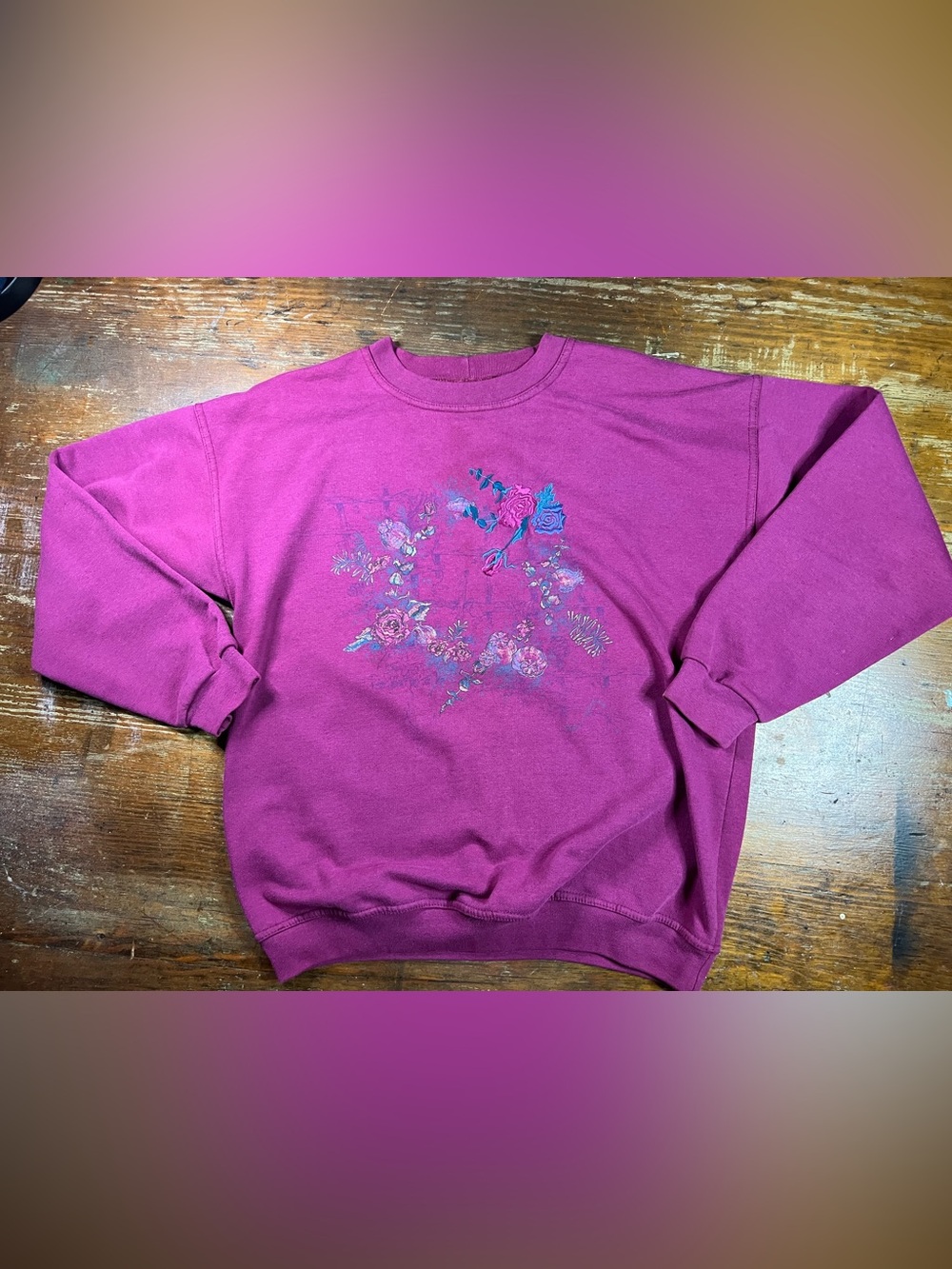 Vintage Northern Reflections Floral Grandma Sweater